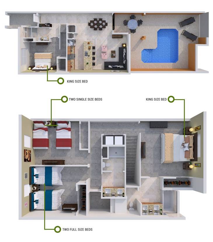 Casa de 4 dormitorios en Paradise Palms – foto 59